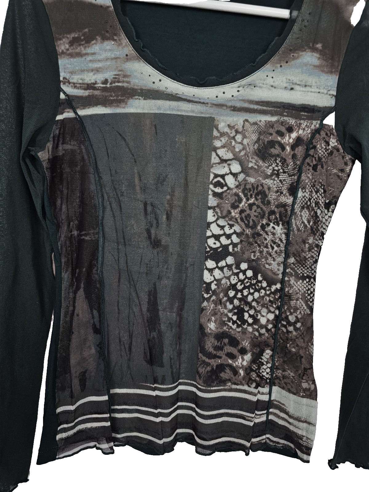 EK7390 Damen Bluse von Biba, Mehrfarbig, Gr.S2