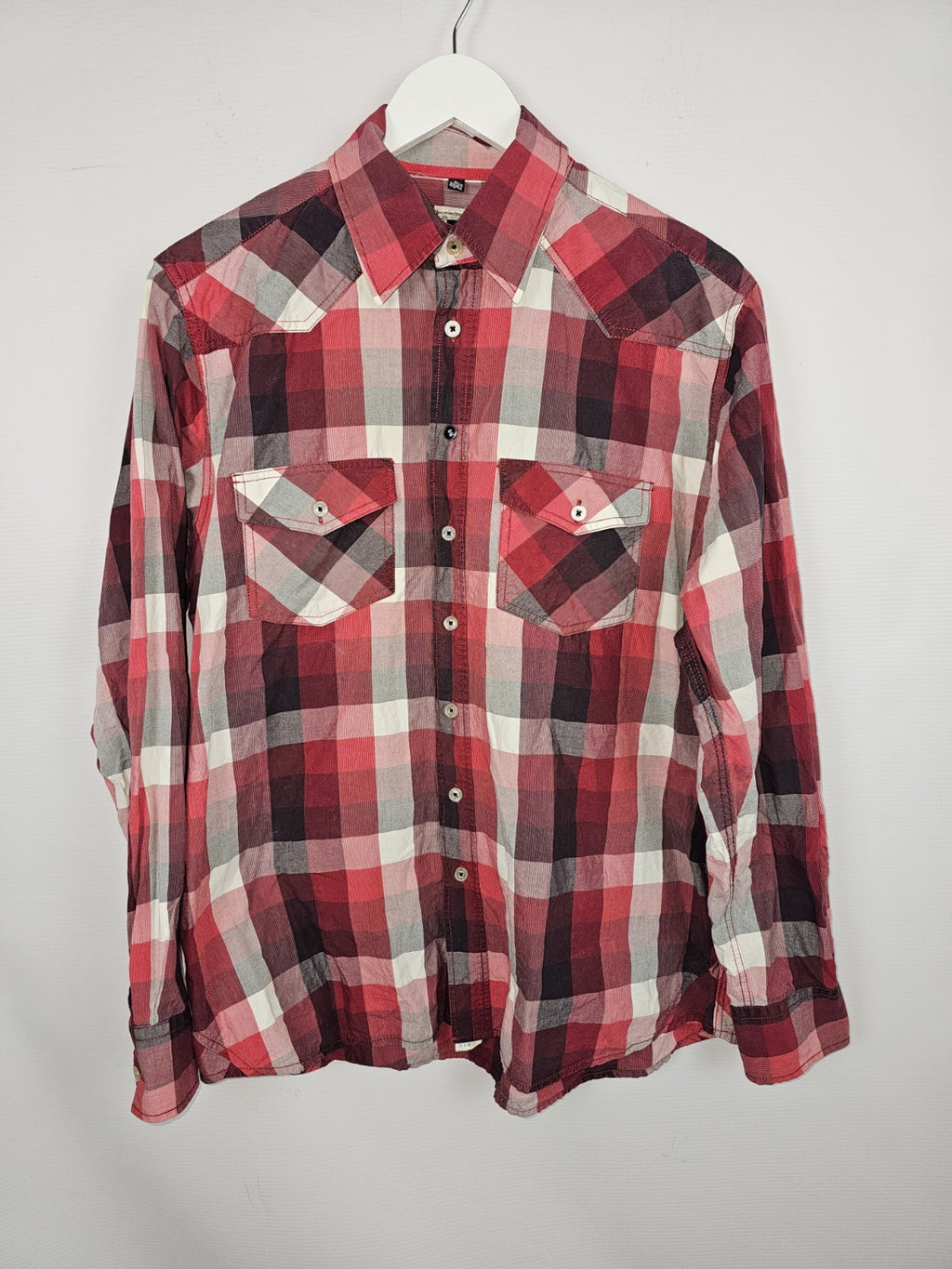 EK7755 Herren Hemd von Engbers, rot, Gr.L (41/42)0