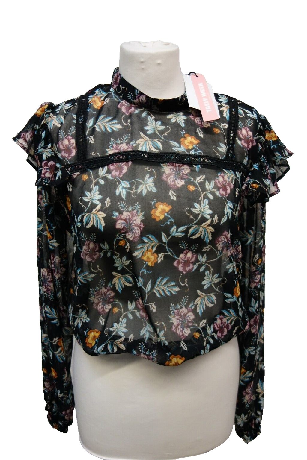 EK0166 Damen Bluse von Tally Weijl, geblümt, XS0