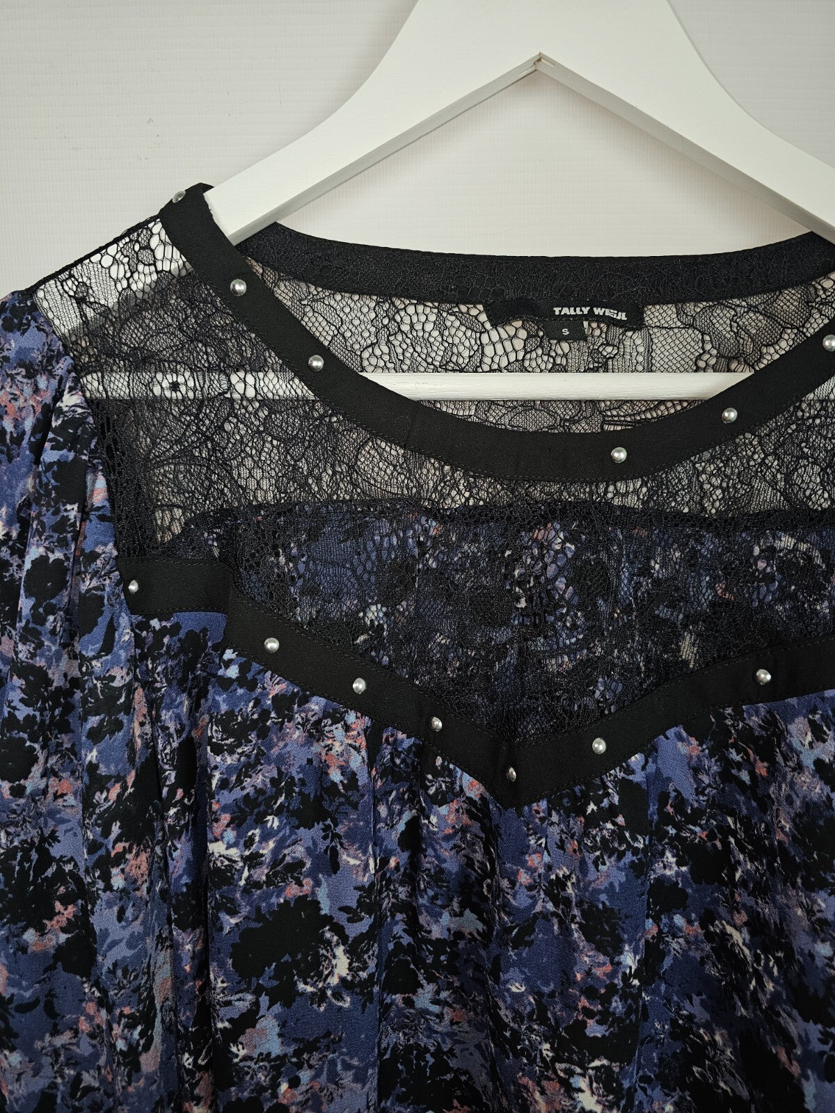 EK4390 Damen Bluse von Tally Weijl, Blau, Gr.s1