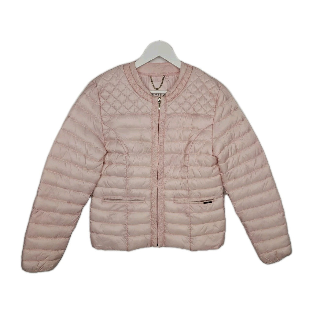 EK11186 Damen Leichte Steppjacke von Amisu, rosa, Gr.380