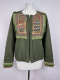 EK2467 Damen Jacke von Ciao Milano, grün, traditionell, Gr. M0