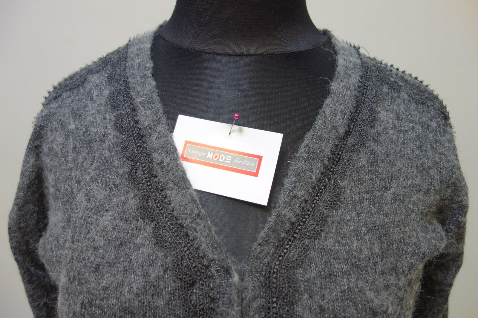 EK1838 Damen Strickjacke von C&A, grau, Gr. S1