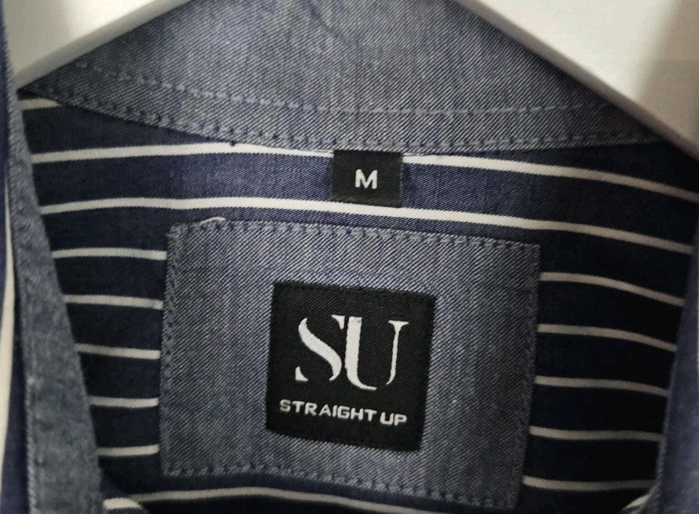 EK8994 Herren Hemd von Straight Up, blau, Gr.M2