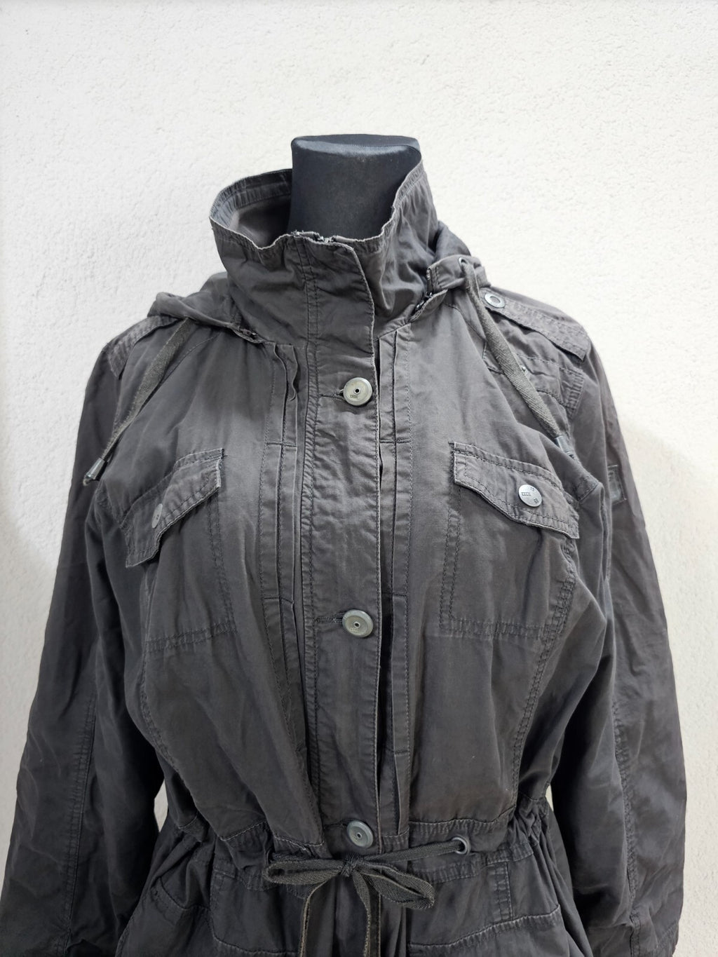 EK6337 Damen Parker von Cecil, grau, Gr. 2XL1