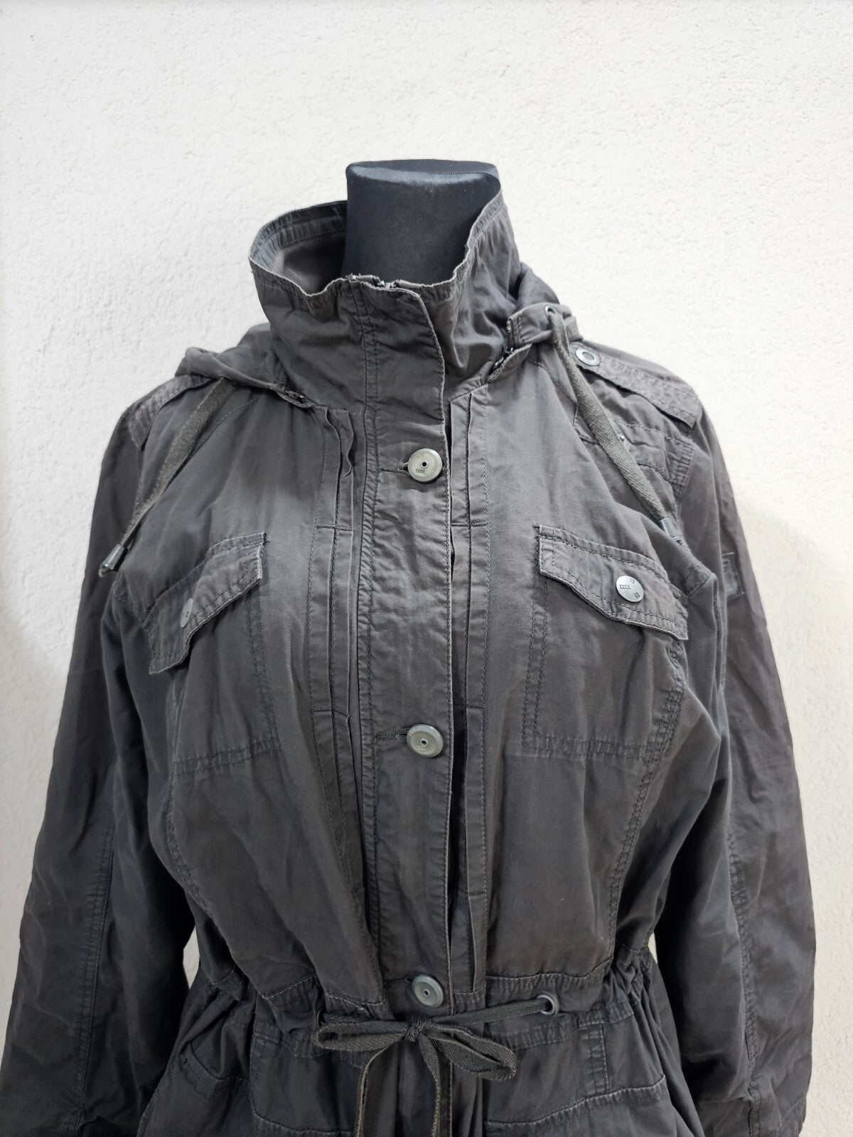 EK6337 Damen Parker von Cecil, grau, Gr. 2XL1