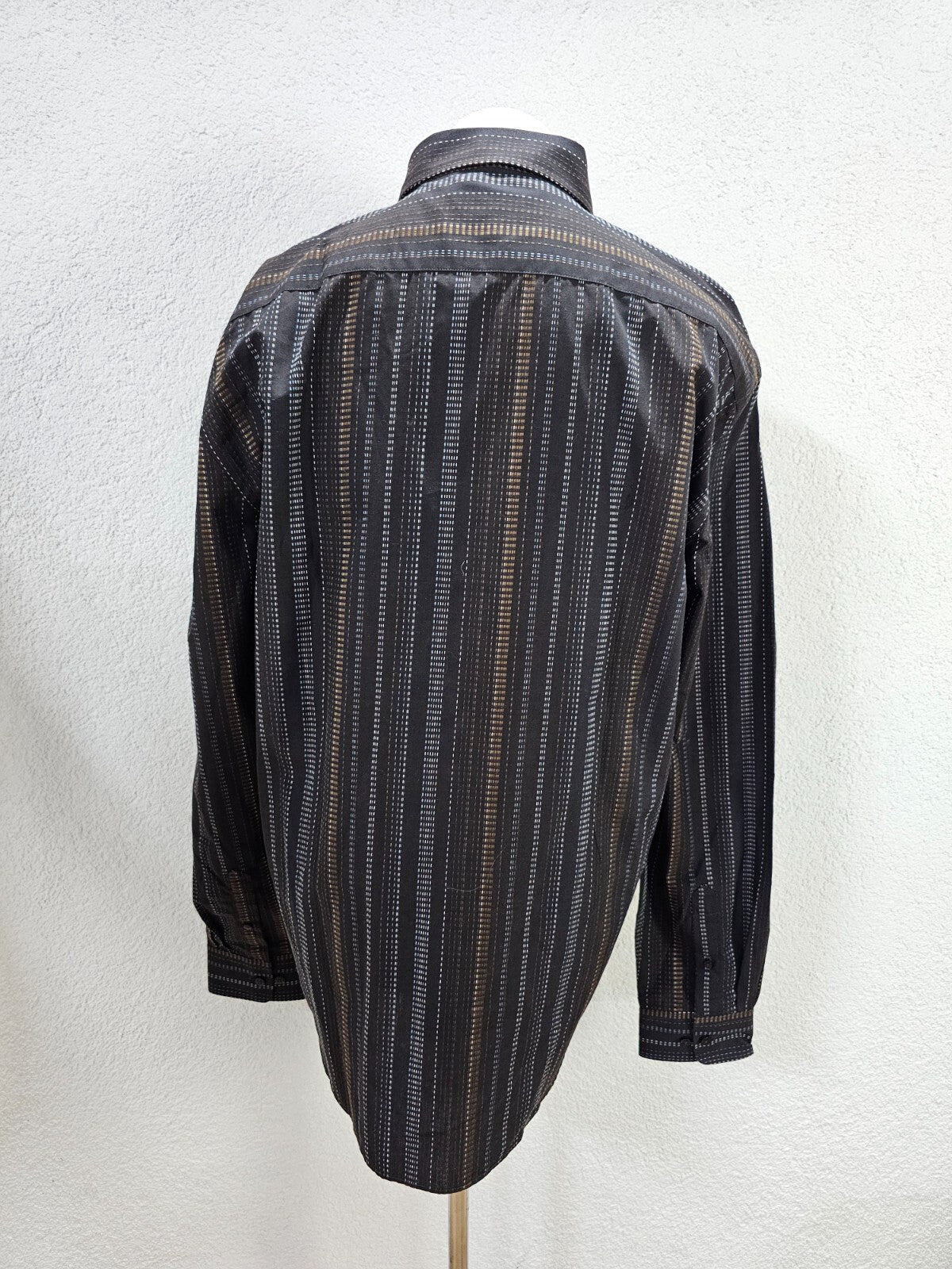 EK6416 Herren Hemd von Jim Spencer, Schwarz, Gr.: 45/464