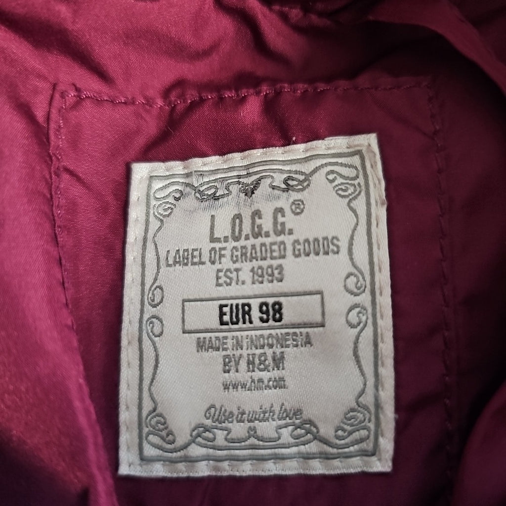 EK11198 Mädchen Jacke von L.O.G.G., Weinrot, Gr.986