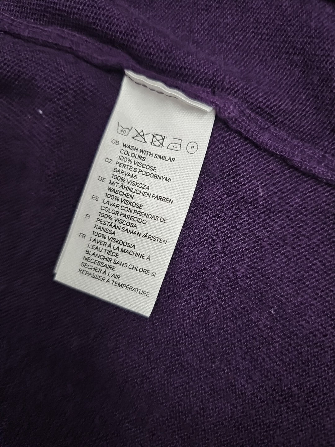 EK 557 Strickjacke Lila H&M Gr.M 4