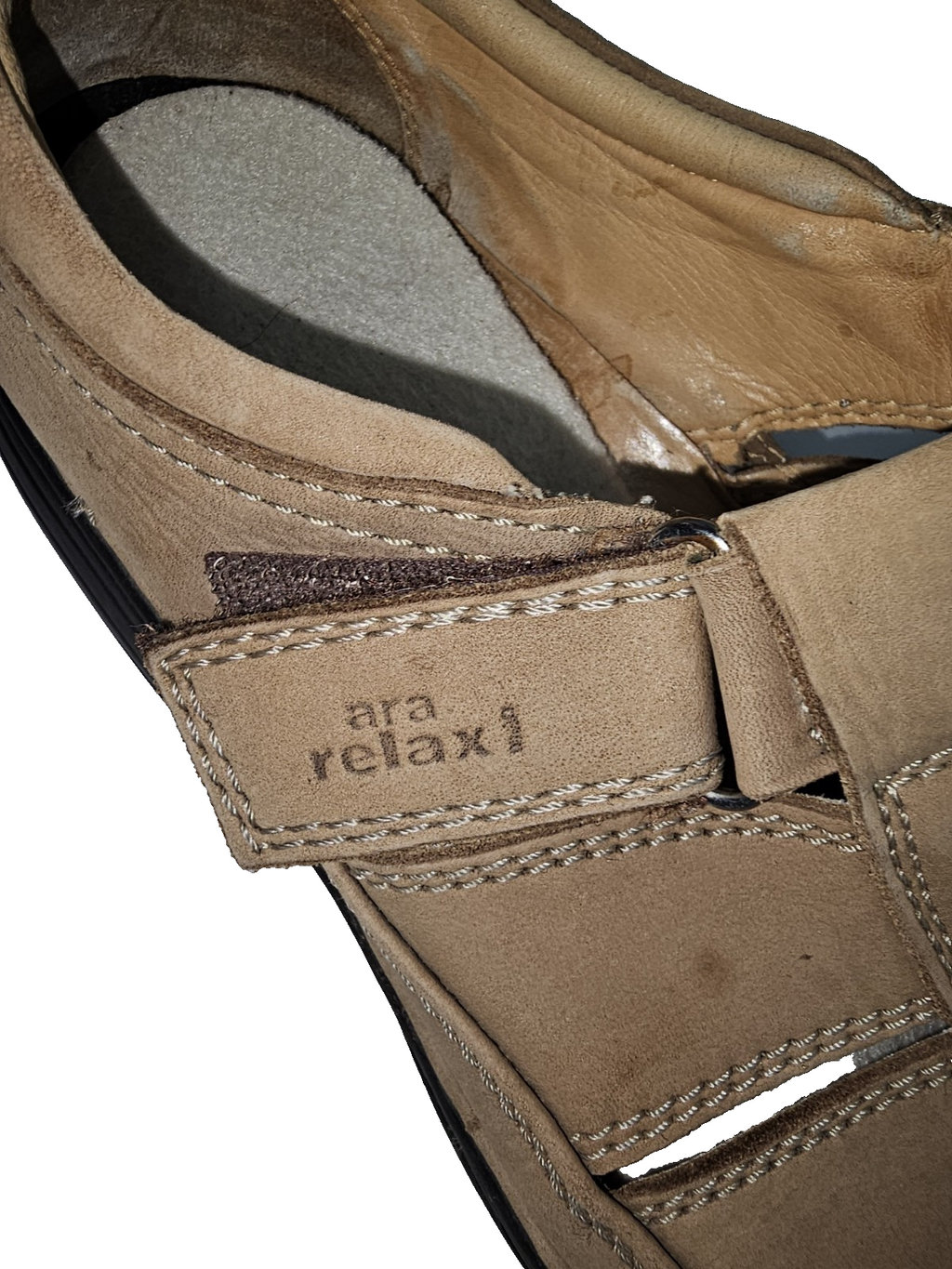 ES724 Herren Sabdalen von are Relax, Handmade, Braun, Gr.423