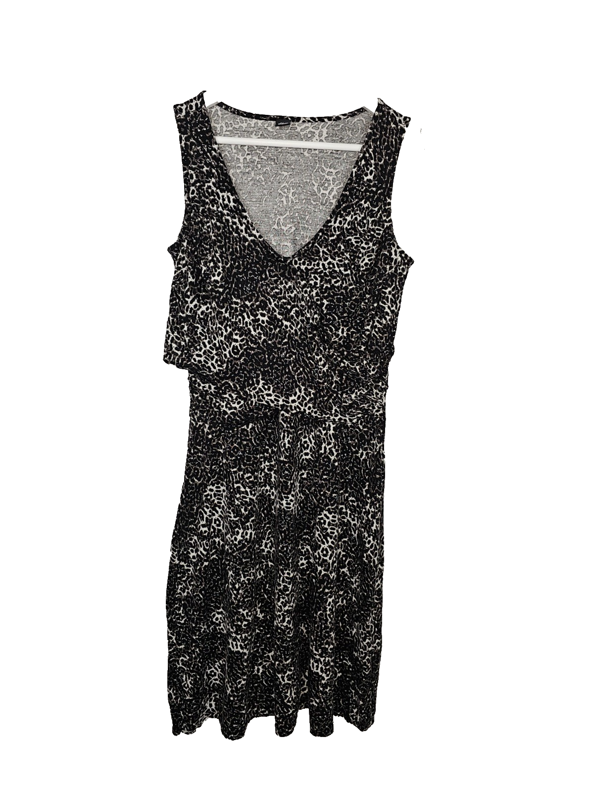 EK7961 Damen Kleid von s.Oliver, Leo Muster, braun-schwarz, Gr.360