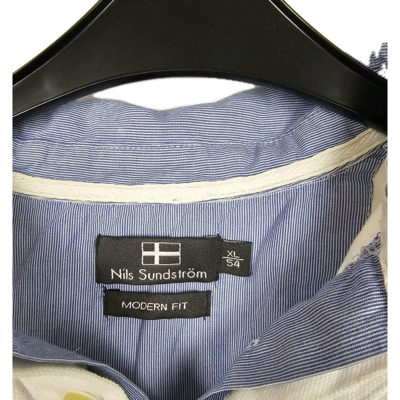 EK10850 Herren Polo T-shirt von Nils Sundström, Weiß, Gr. XL1
