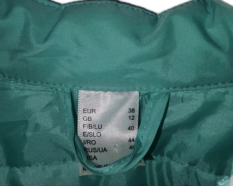 EK10994 Damen Steppjacke, Türkis, Gr. 381
