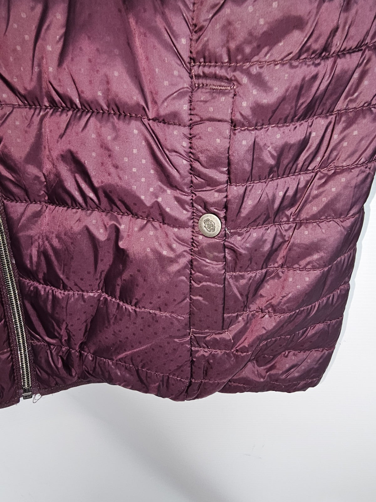 EK8498 Damen Wendejacke weinrot/dunkelblau, Gr. Ca.M6