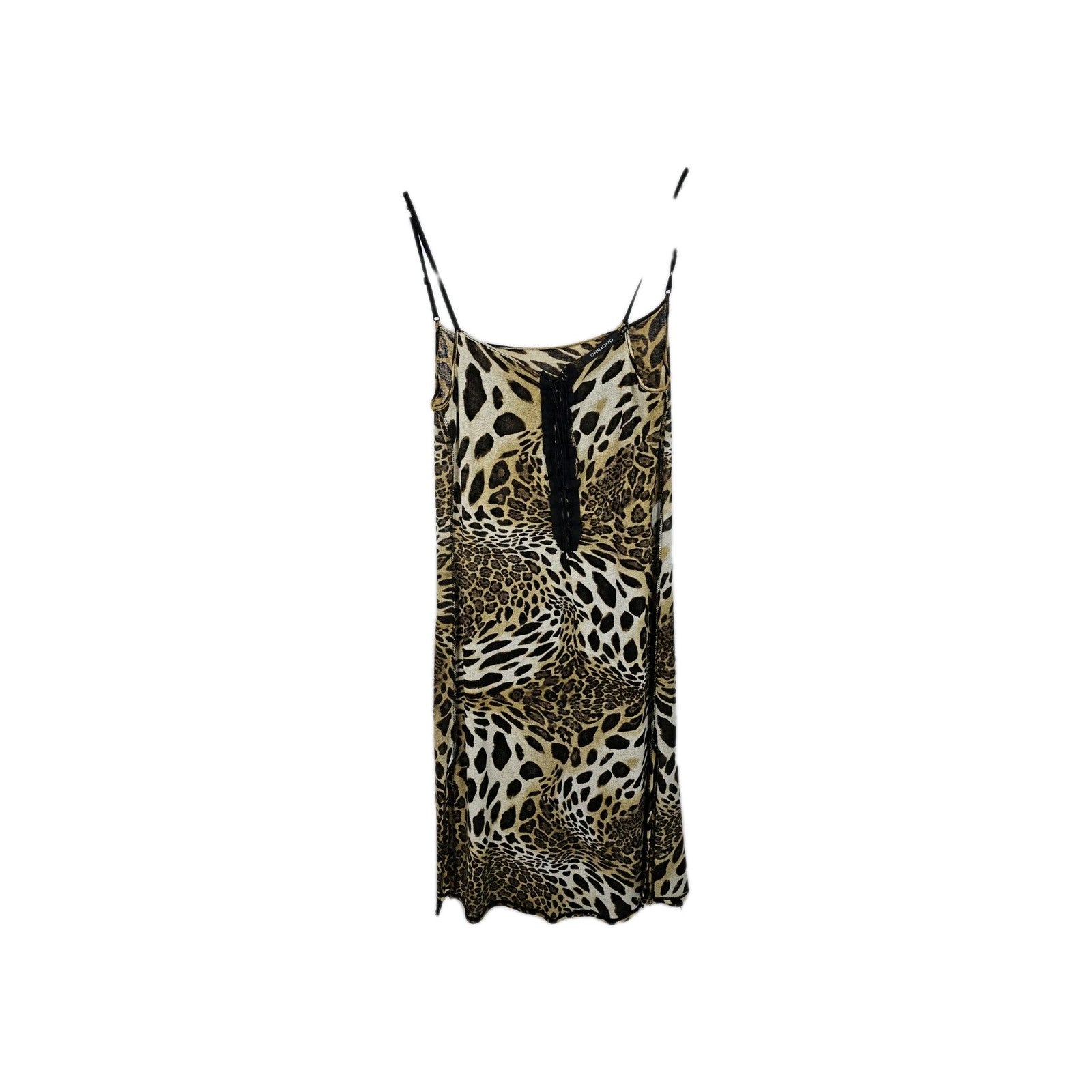 EK10746 Damen Kleid Orimono Gr.M Leoparden Muster0