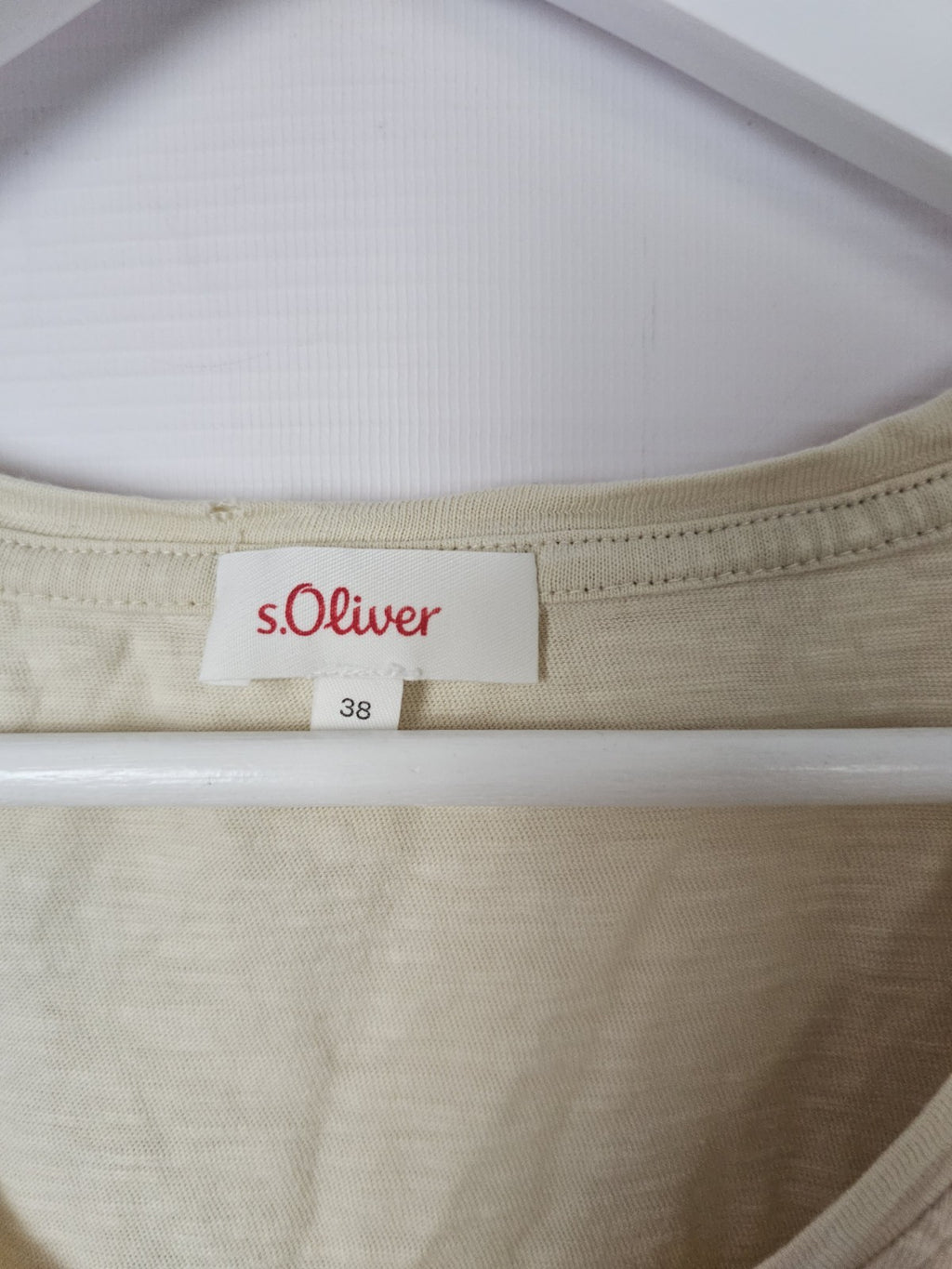 EK5199 Damen T-Shirt von S.Oliver, Beige, Gr. 381