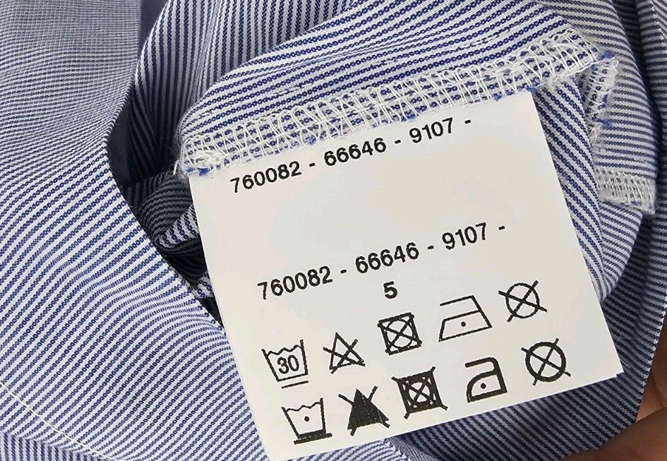 EK8703 Damen Bluse vongerry Weber, Blau/Weiß, Gr. 405