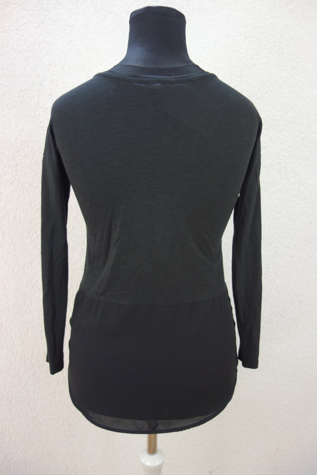 EK2097 Damen Langarmshirt von Esprit, schwarz, Gr. S3