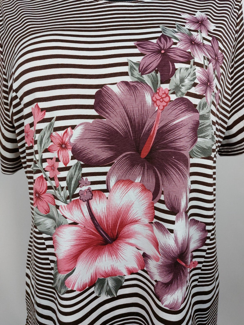 EK5004 Damen T-Shirt von Perfetto, braun-rosa, Gr.2XL1