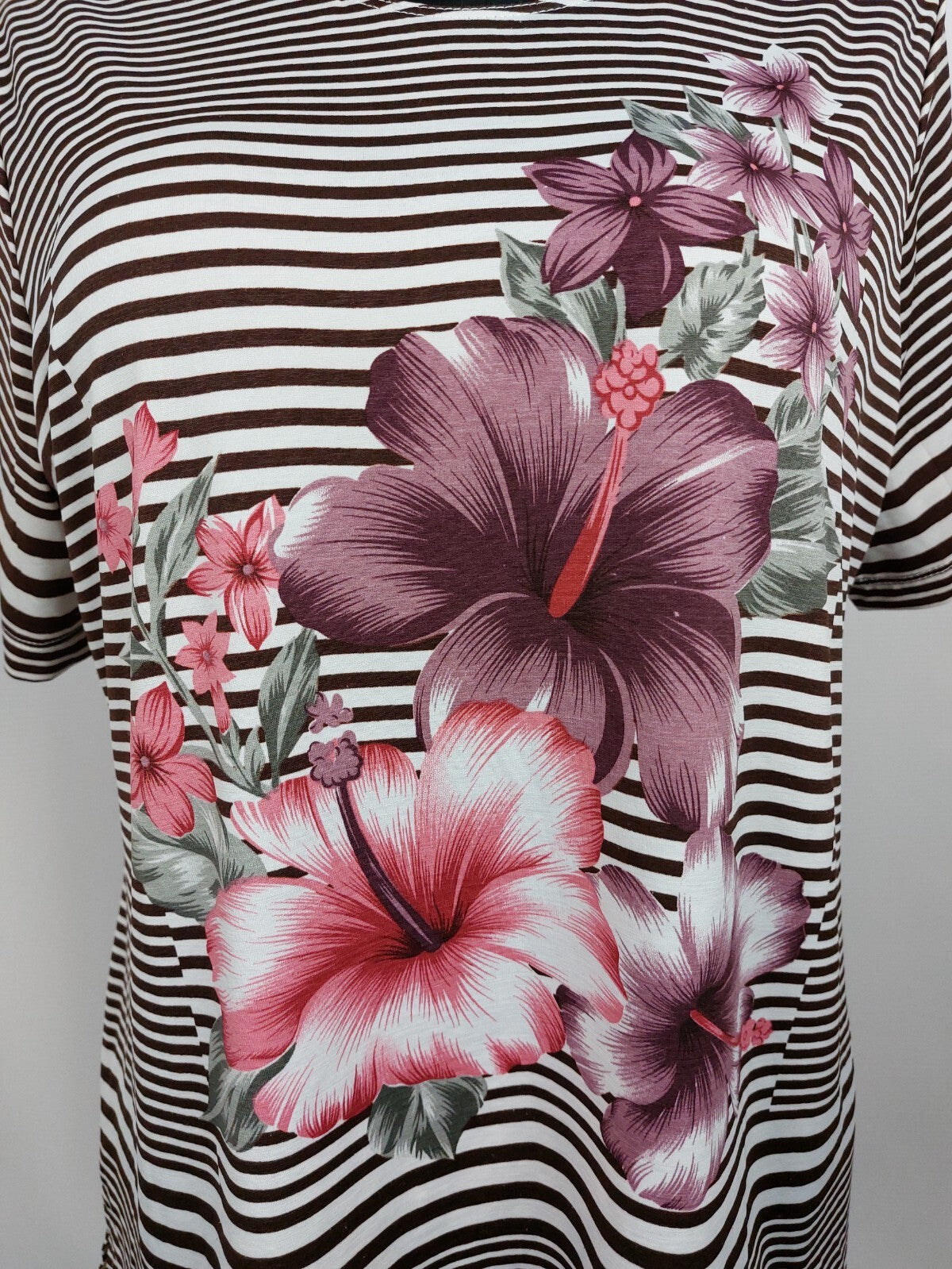 EK5004 Damen T-Shirt von Perfetto, braun-rosa, Gr.2XL1