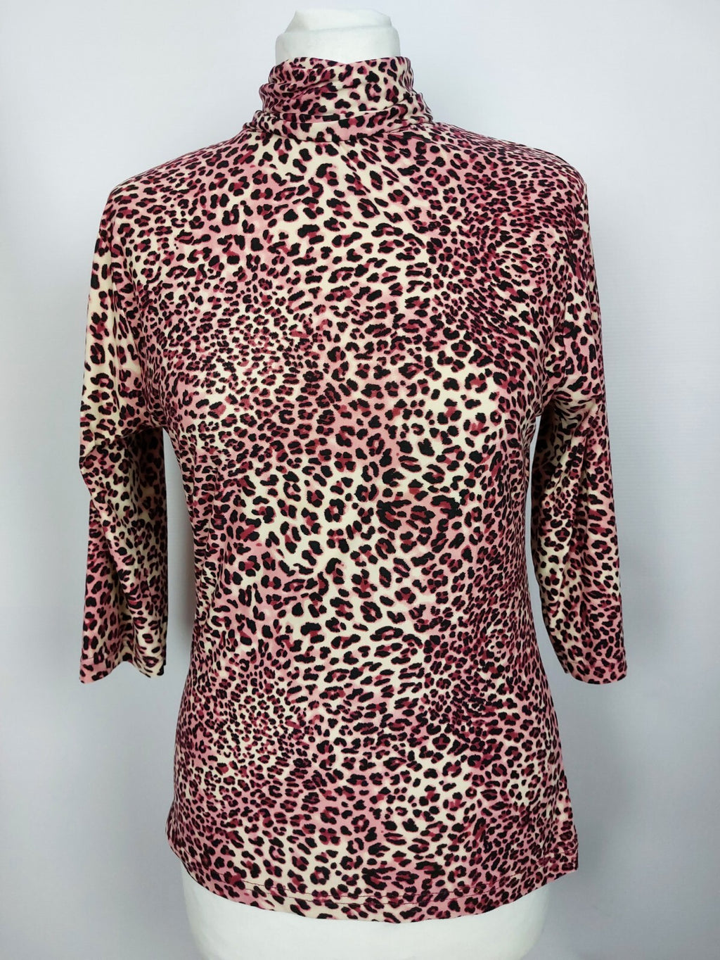 EK4846 Damen Shirt von diversi, beige/rosa/schwarz, Gr. S0