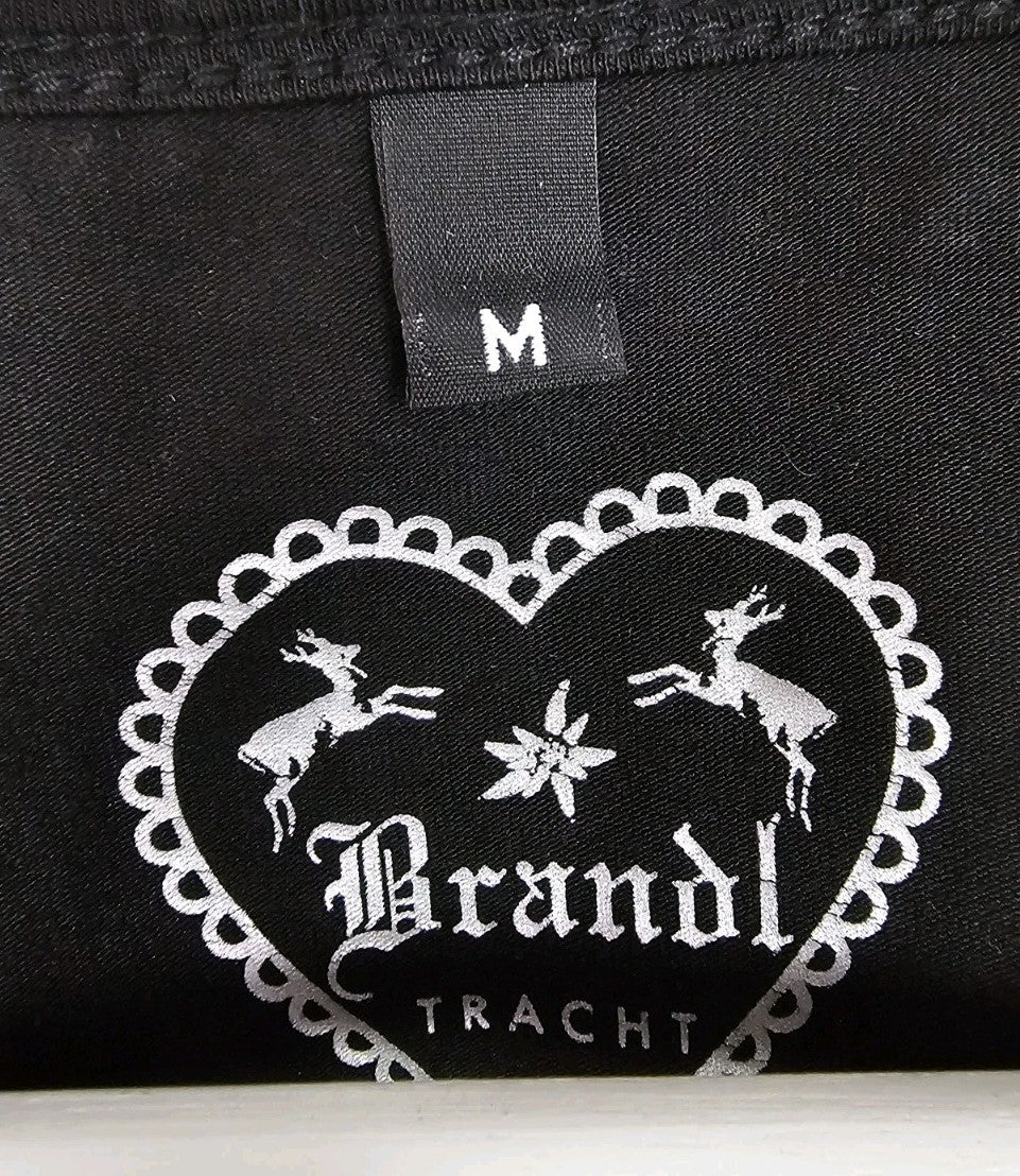 EK7304 Damen T-Shirt Brandl Tracht Gr.M Schwarz1