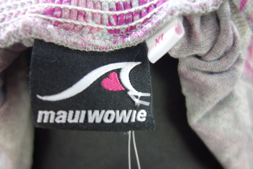 EK1354 Damen Kleid von Mauiwowie, rosa pink gemustert, Gr. XL4