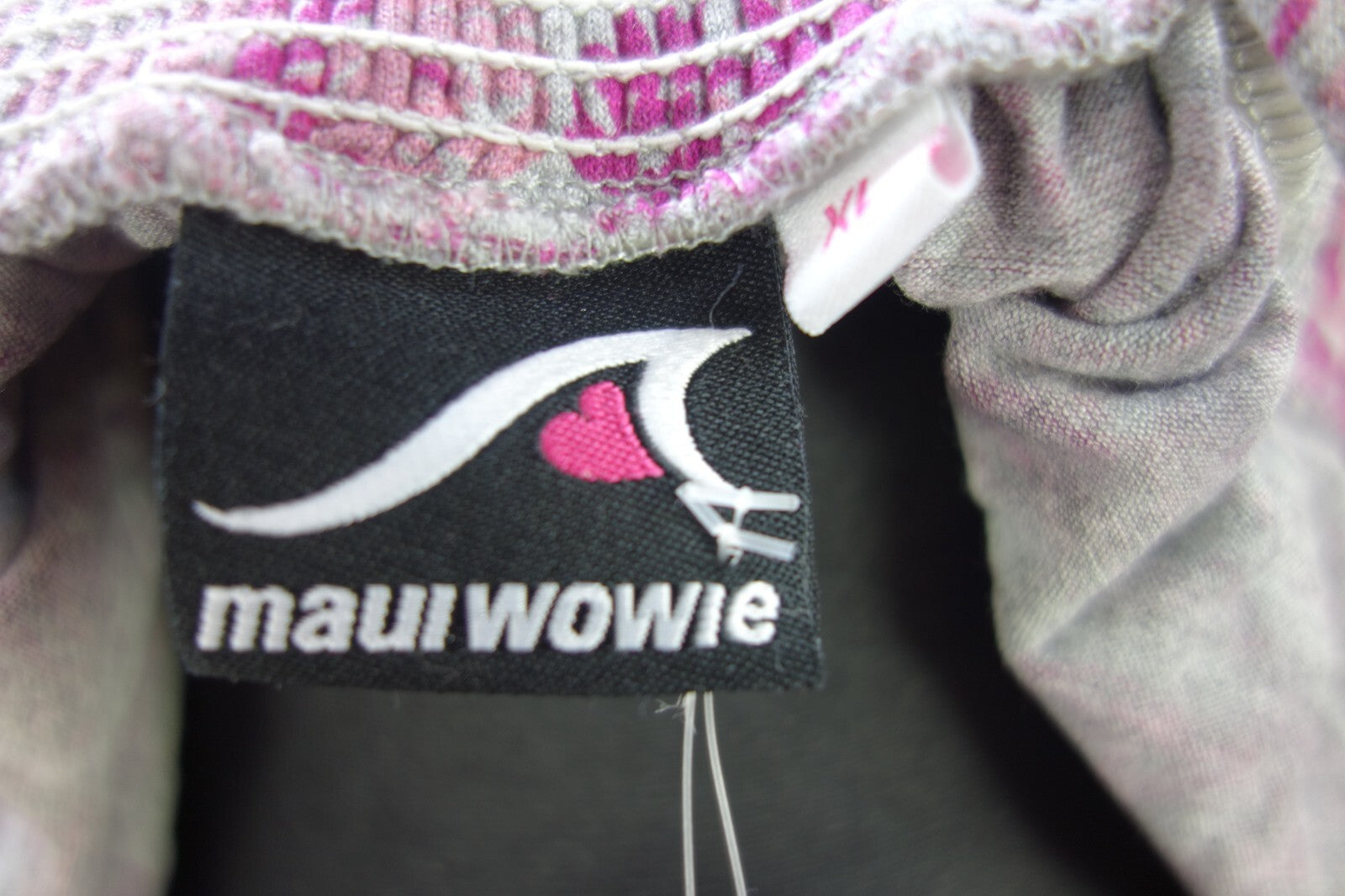 EK1354 Damen Kleid von Mauiwowie, rosa pink gemustert, Gr. XL4