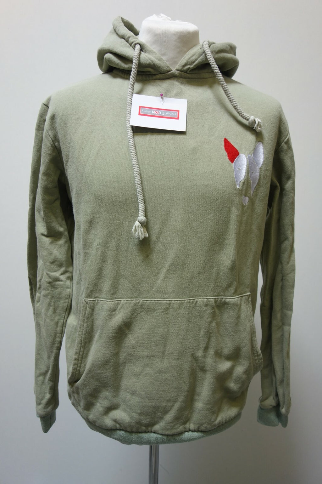 EK0473 Kapuzenpullover von Strassenkicker, grün, Gr. M0