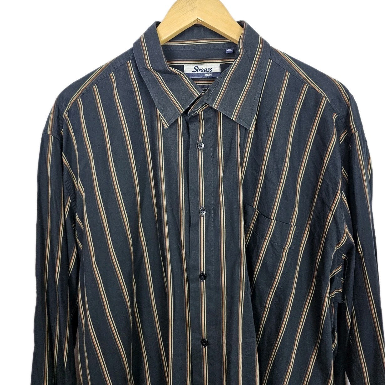 EK8459 Herren Hemd von Strauss Men, schwarz, Gr.X1