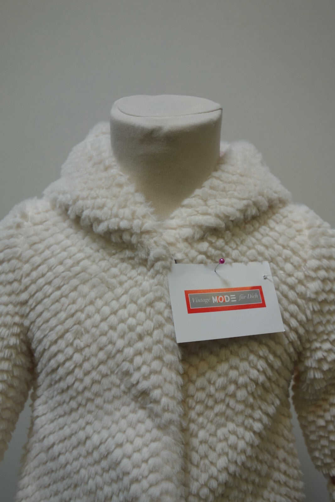 EK0532 Mädchen Jacke von Benetton, weiß, Gr. 921
