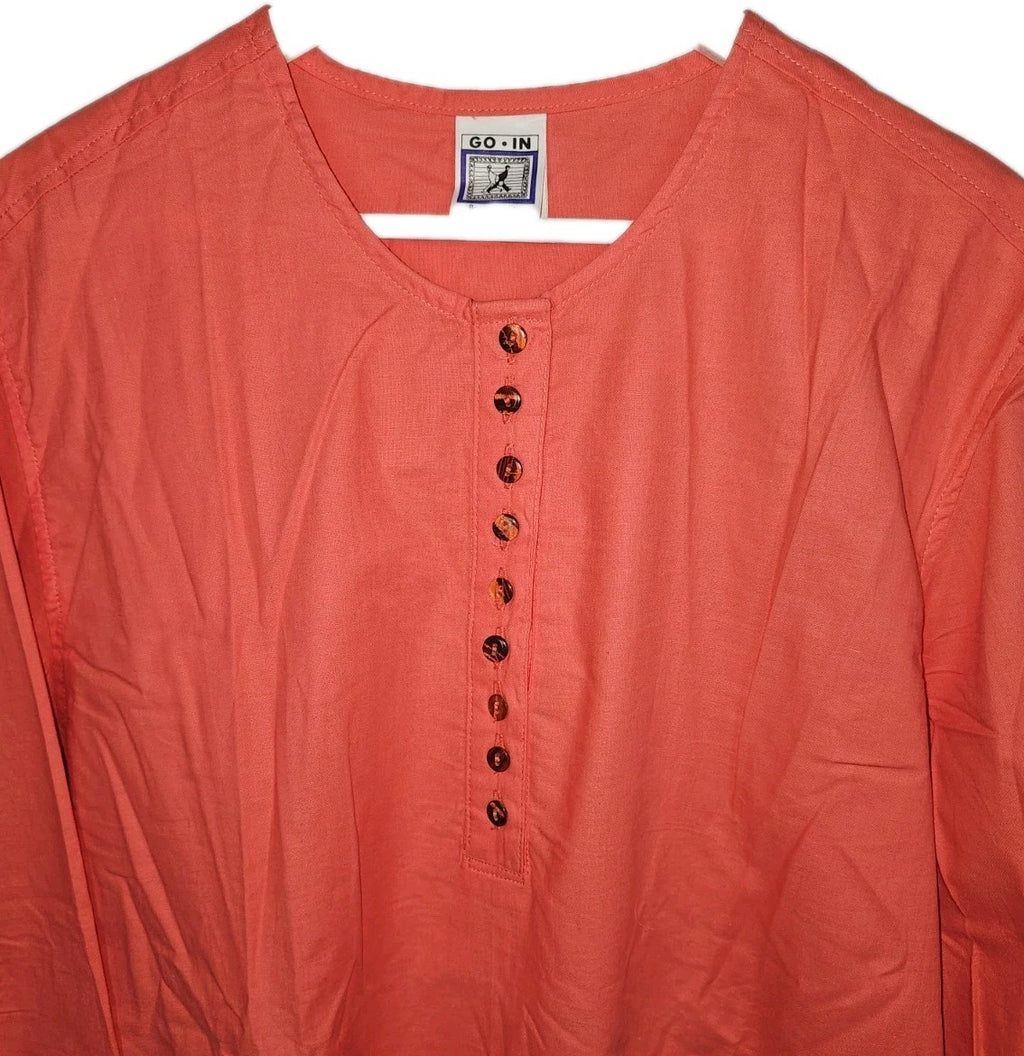 EK8466 Damen Bluse von Go In, Orange, Gr.401