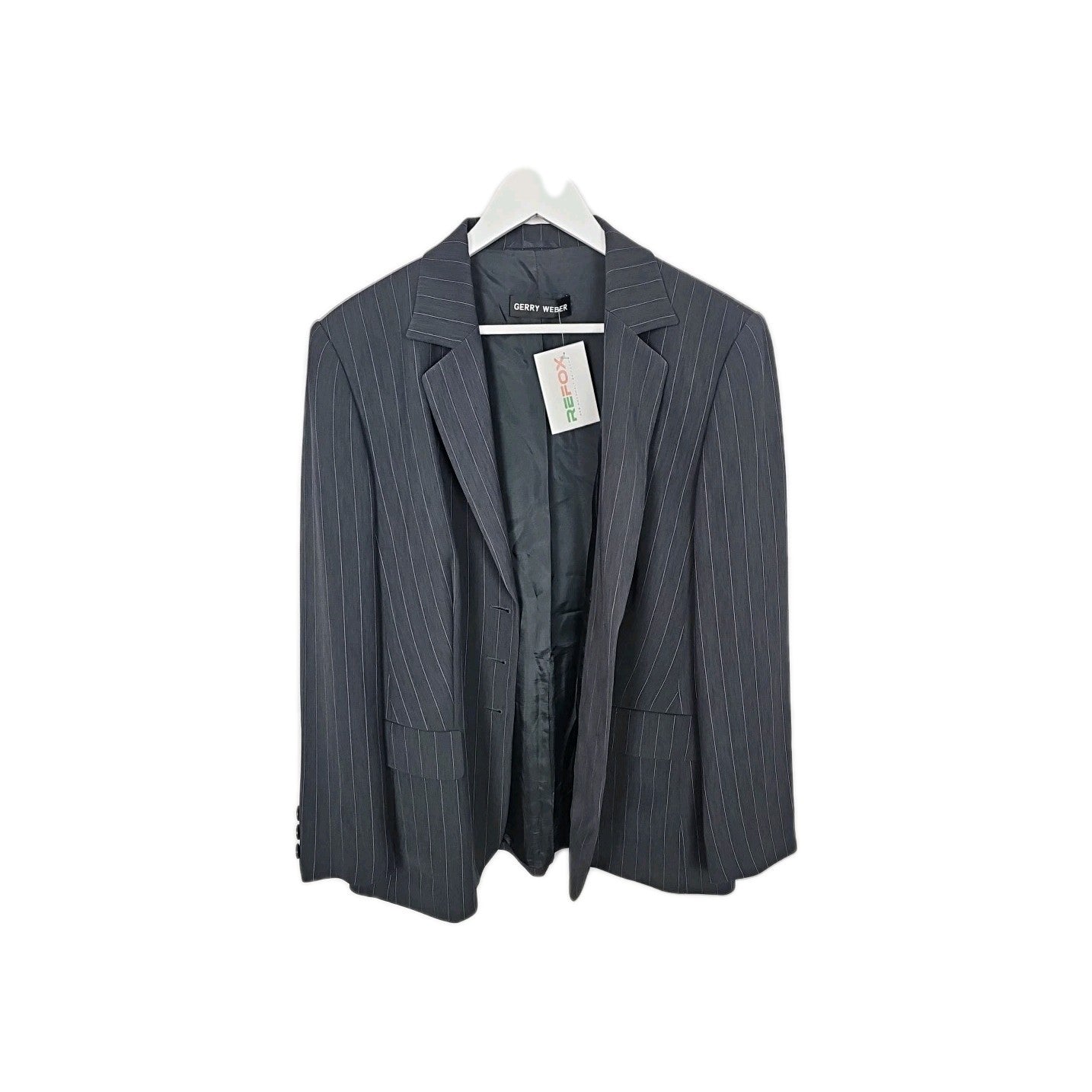 EK8277 Damen Anzug Gerry Weber Gr.M Schwarz Brustumfang 47cm Taile 43cm Länge...2