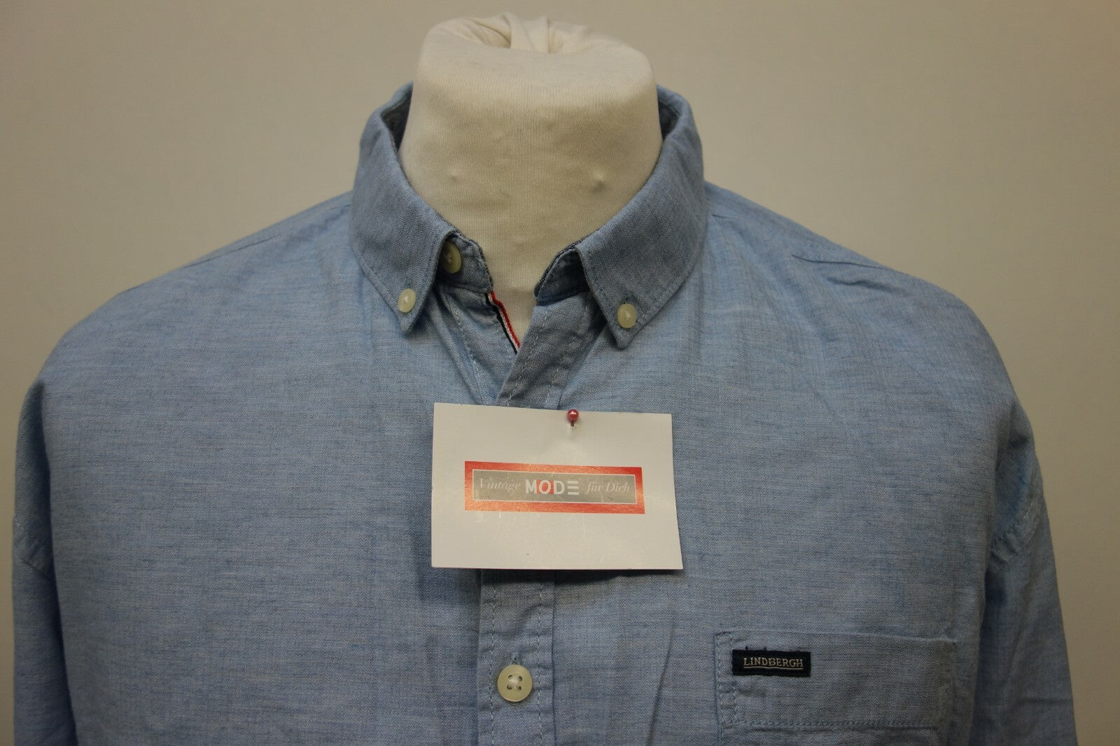 EK0901 Herren Hemd von Lindbergh, blau, XL1