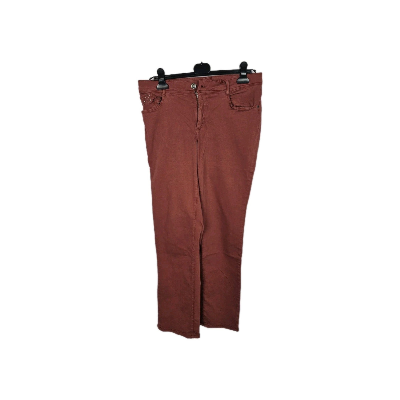 EK11129 Damen Hose Bonita Gr.40 Rot Hosenbund 43cm0