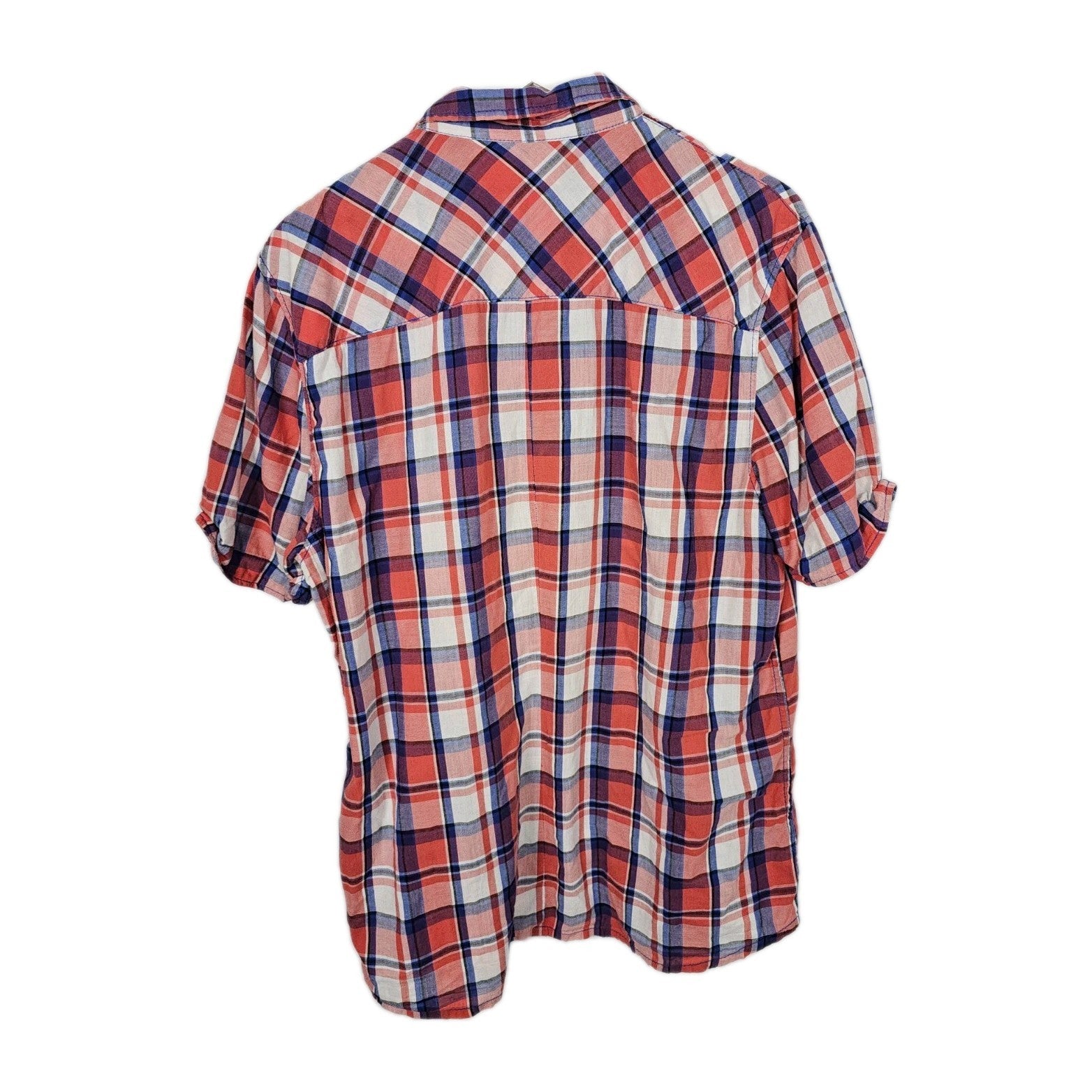 EK6100 Herren Hemd von H&M, rot-blau, Gr.L3