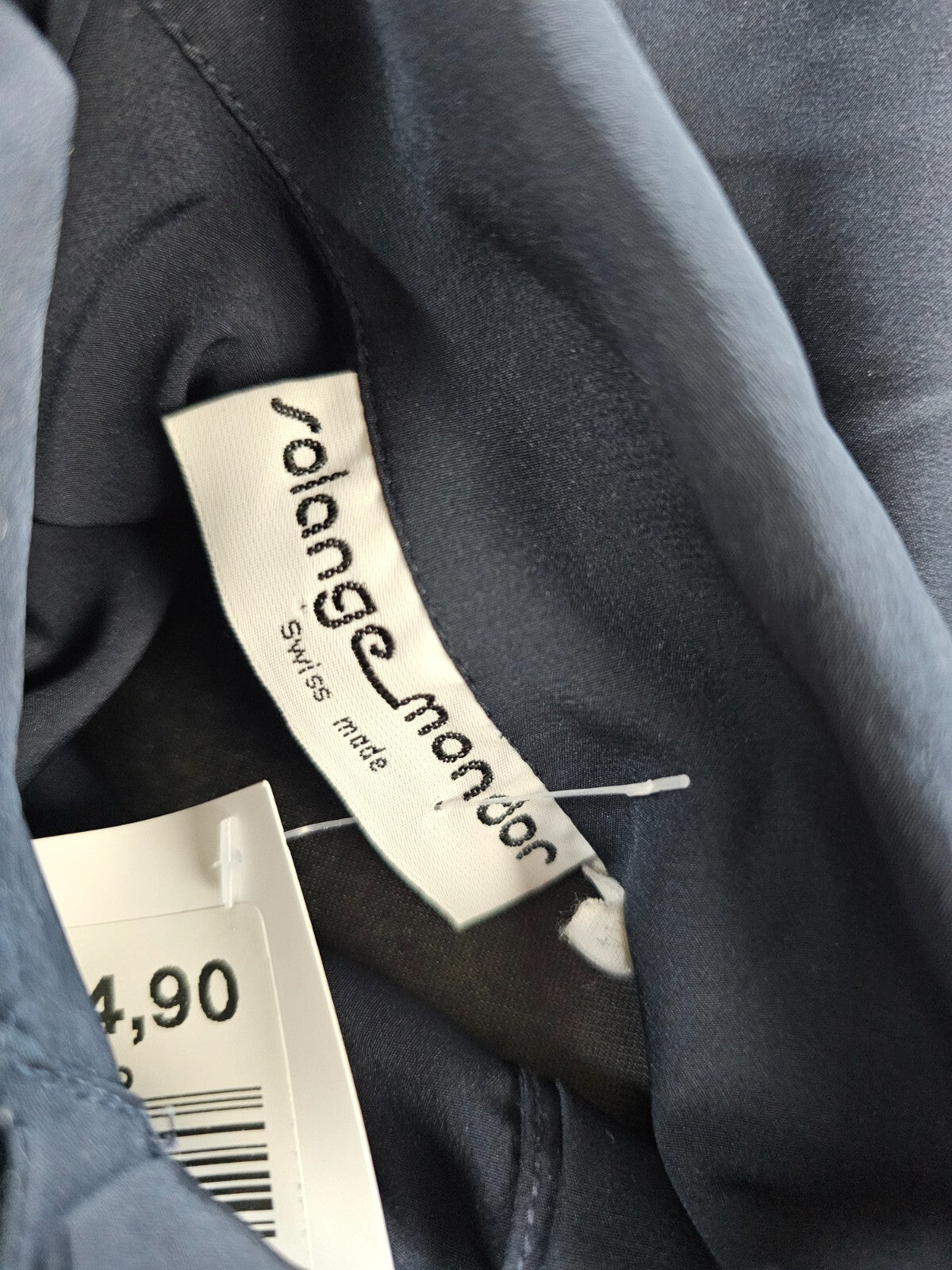 EK5993 Damen Bluse von Solange Mondor, dunkelblau, Gr.446