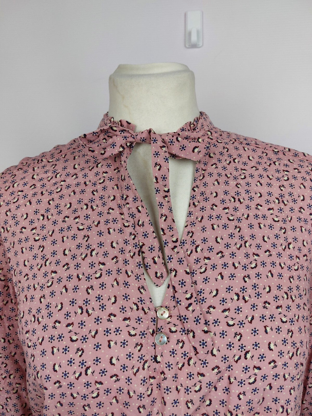 EK4055 Damen Bluse von Esprit, rosa mit Blümchen, Gr. XS1