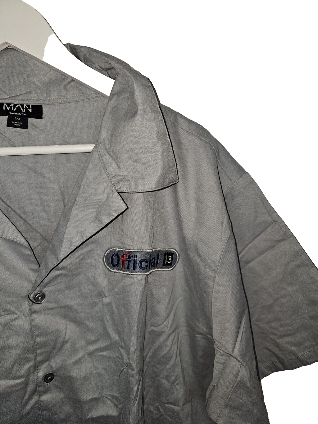 EK2390 Herren Hemd von MAN, Grau, Gr.5XL1