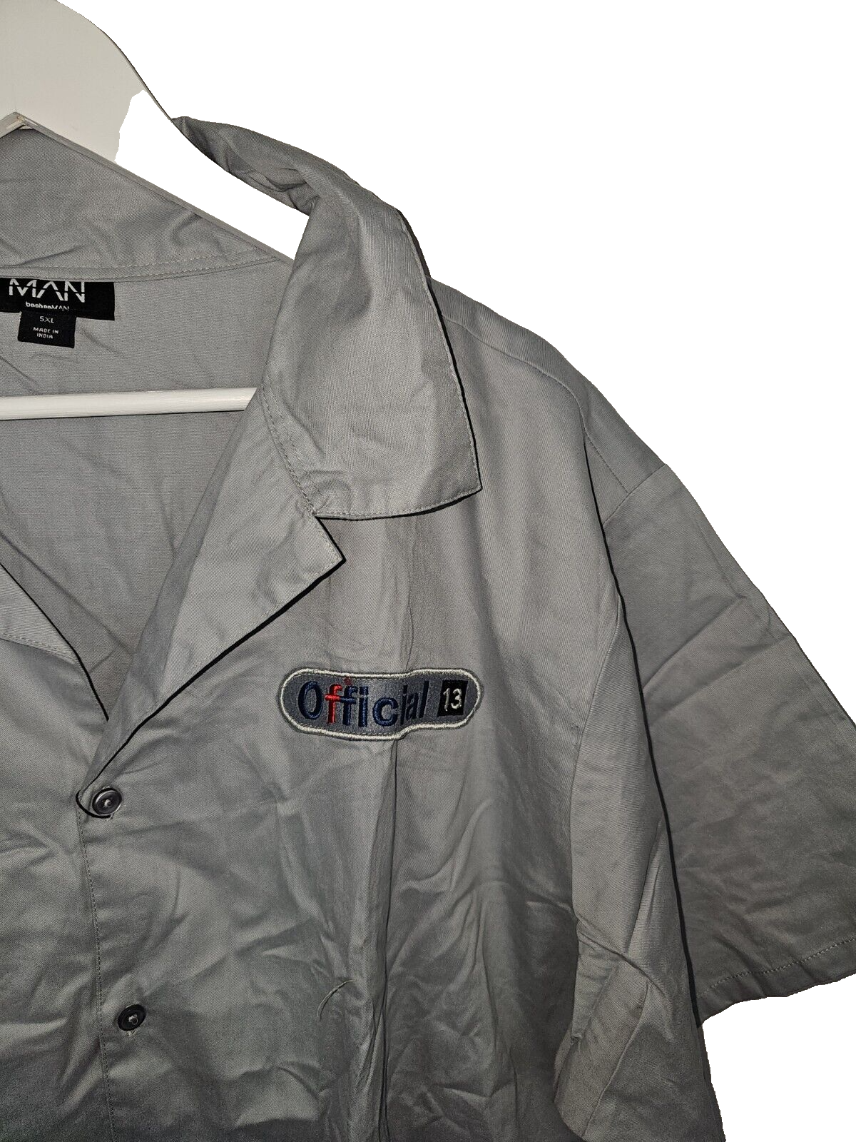 EK2390 Herren Hemd von MAN, Grau, Gr.5XL1