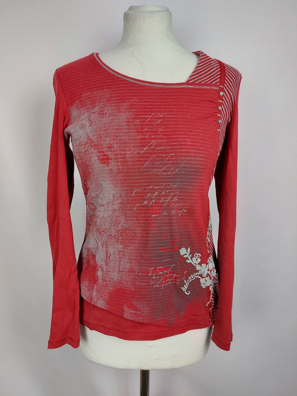 EK4346 Damen Pullover von Kalisson, rot, Gr. S0