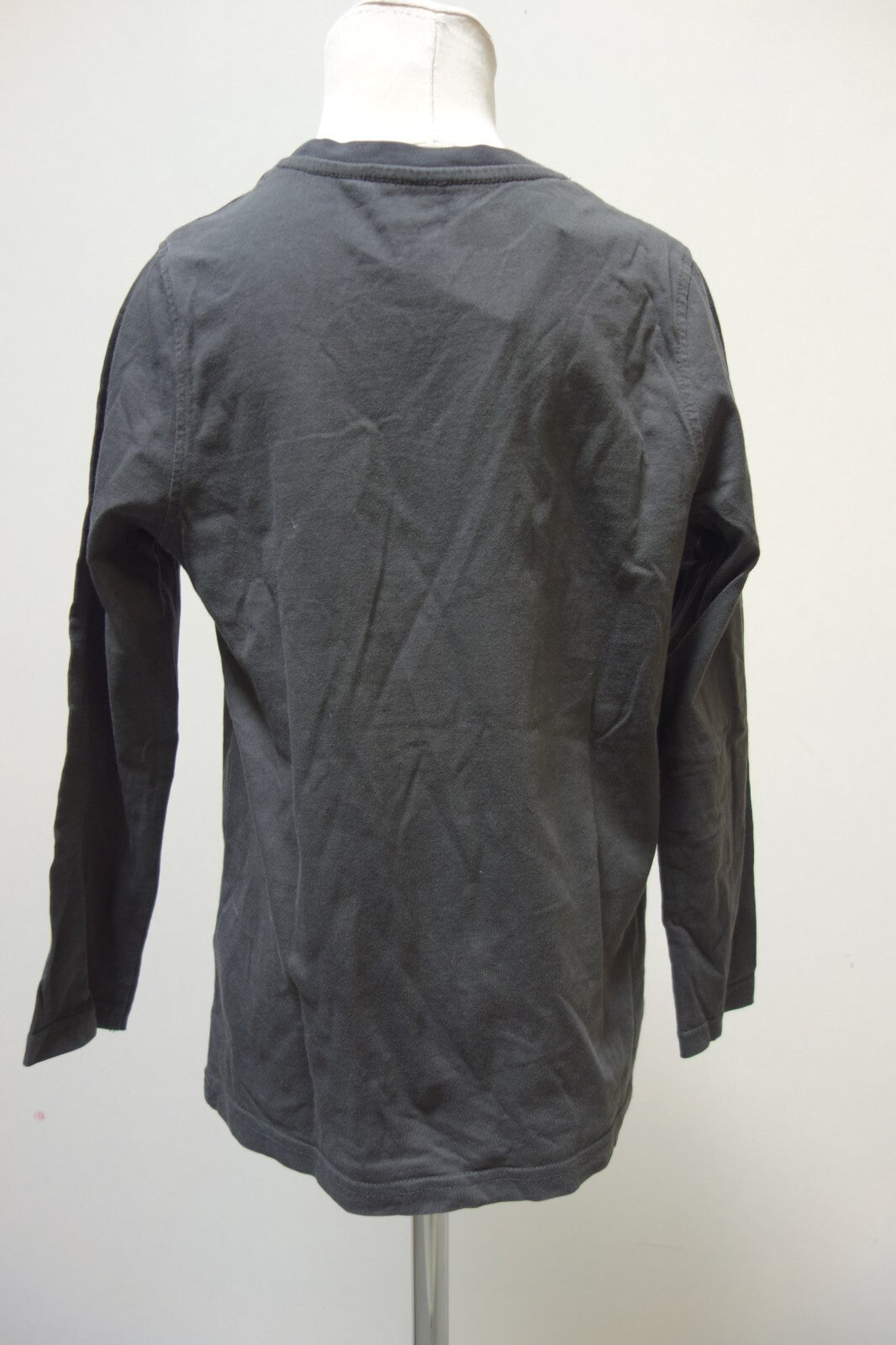 EK1810 Jungen Langarmshirt grau mit Aufdruck von C&A-Skate Nation, Größe 134/1403