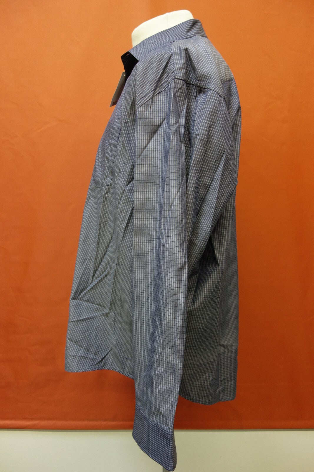EK0142 Herren Hemd von Roger Kent, XL, blau, kariert2