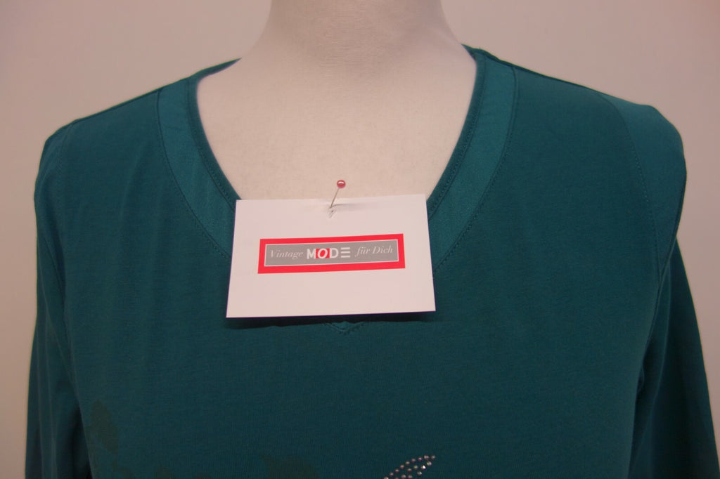EK1575 Damen Shirt von Bonita, petrol, Gr. S1