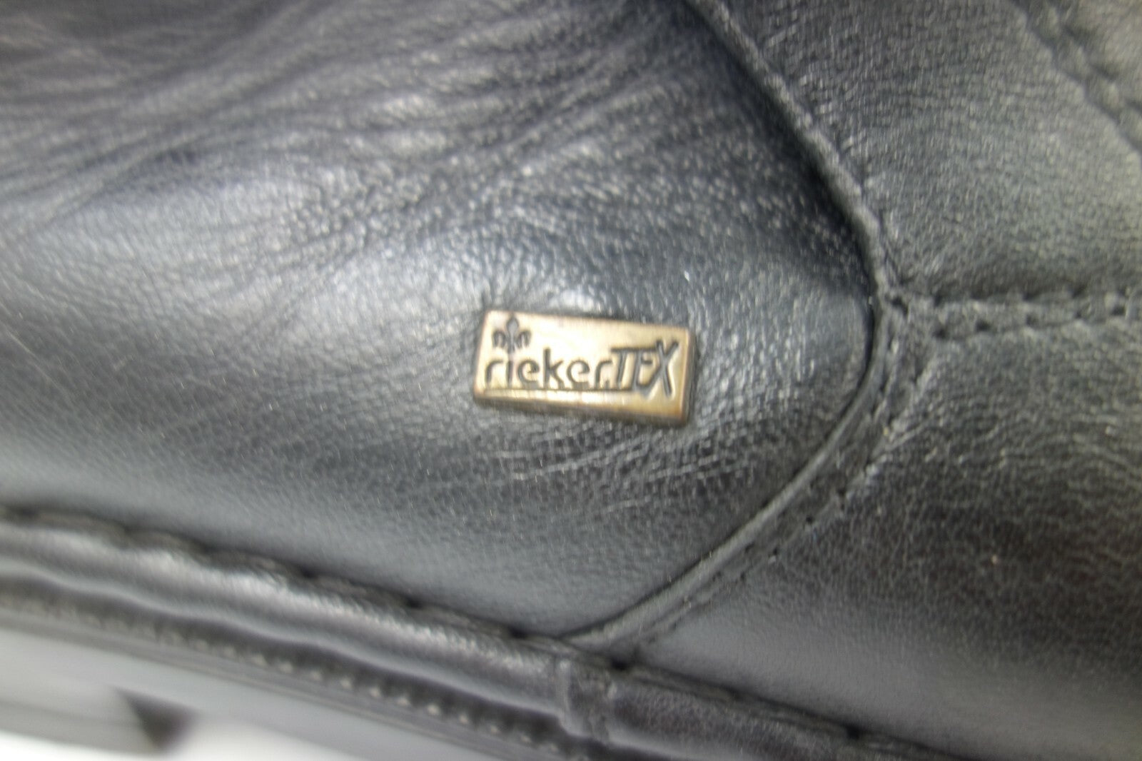 ES0676  Herren Halbschuhe, gefüttert von Rieker Gr.8, schwarz2