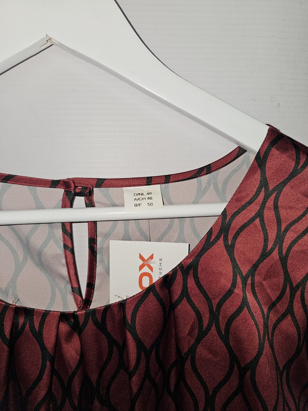 EK9055 Damen Bluse von Feldheus, Rot, Gr. 481
