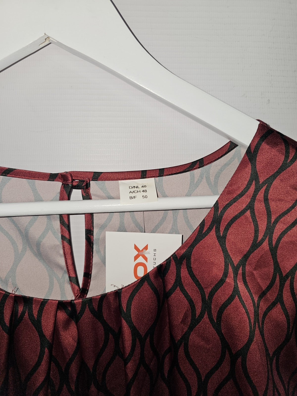 EK9055 Damen Bluse von Feldheus, Rot, Gr. 481