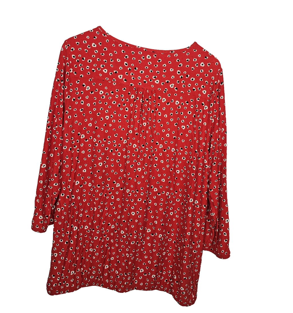 EK7620 Damen Bluse von Bonita, Rot, Gr.XL4