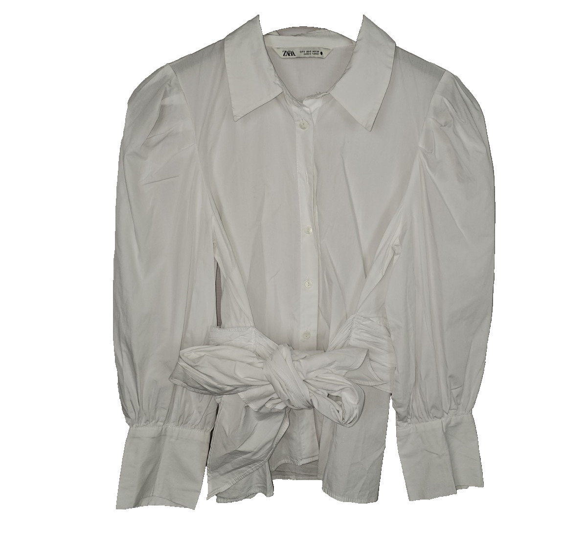 EK8023 Damen Bluse von Zara, Weiß, Gr. S0