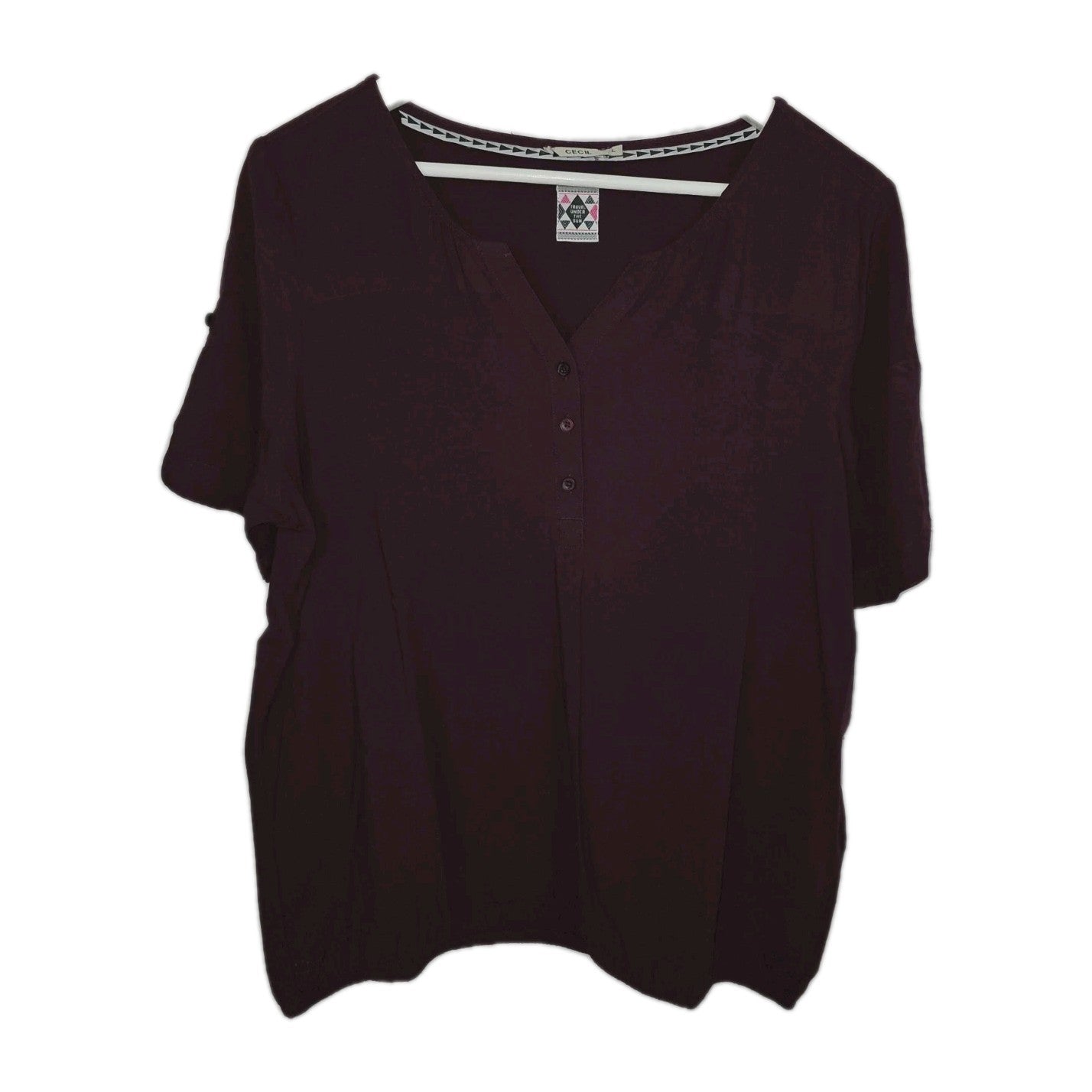 EK10000 Damen Bluse von Cecil, Weinrot, Gr. L1